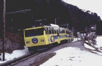 SLM-Triebwagen auf der Wendelsteinbahn